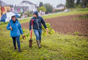 Field visit climate farming