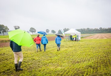 Field visit climate farming